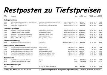 Liquidationen PDF - Thüring AG