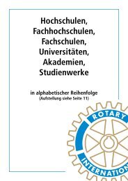 Hochschulen, Fachhochschulen, Fachschulen ... - Abi - was dann?