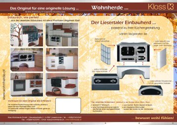 PDF-DOWNLOAD - KLOSS WOHNHERDE GmbH