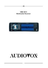 VME 8013 english - Audiovox