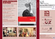 Flyer 2014 - bei der Kleinstädter-Bühne Sterkrade