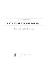 Mythos Alexandergrab - Jan Thorbecke Verlag