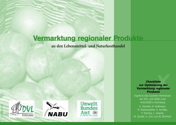 Vermarktung regionaler Produkte - Nabu