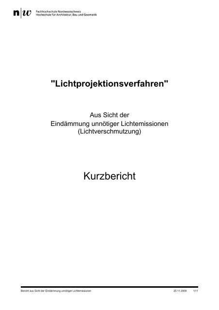 Lichtprojektionsverfahren - Nabu