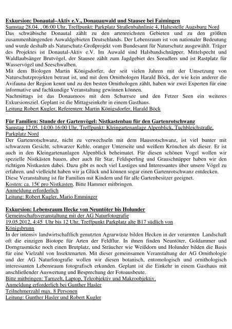 Jahresprogrammm 2012_15.02. - Naturwissenschaftlicher Verein für ...