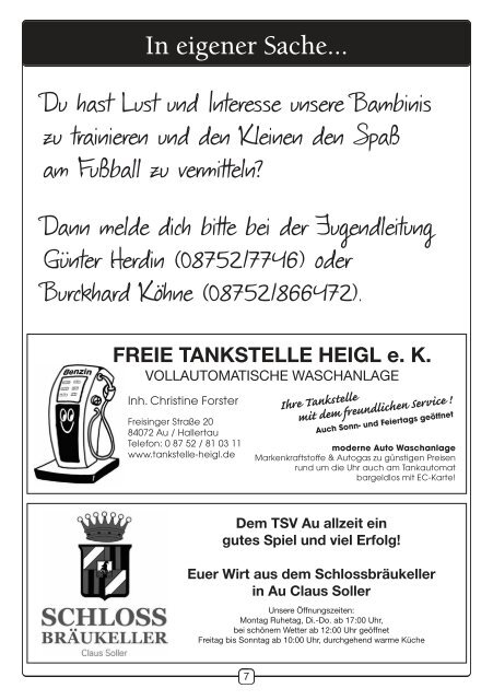 Zeitung vom 28.04.2013 - TSV Au id Hallertau