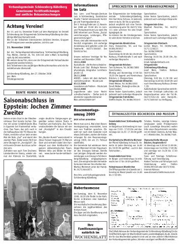 Saisonabschluss in Eppstein: Jochen Zimmer Zweiter
