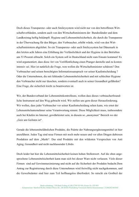 Statement von Martin Müller zur Pressekonferenz - vzbv