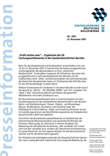 069-2007 PLW-Ergebnisse.pdf - Zentralverband Deutsches ...
