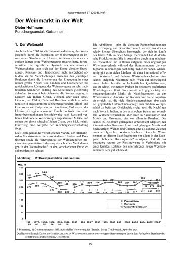 Der Weinmarkt in der Welt - AgEcon Search