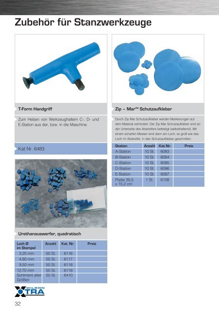 ZUBEHÖR KATALOG - Wilson Tool