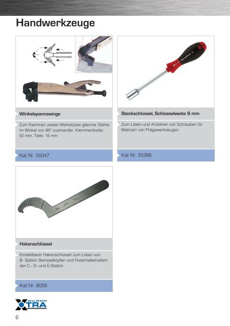 ZUBEHÖR KATALOG - Wilson Tool