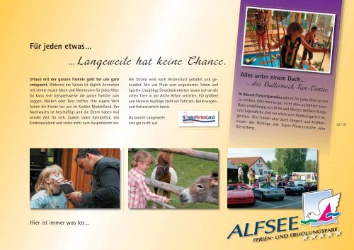 Download Image Prospekt DE - Alfsee Ferien- und Erholungspark