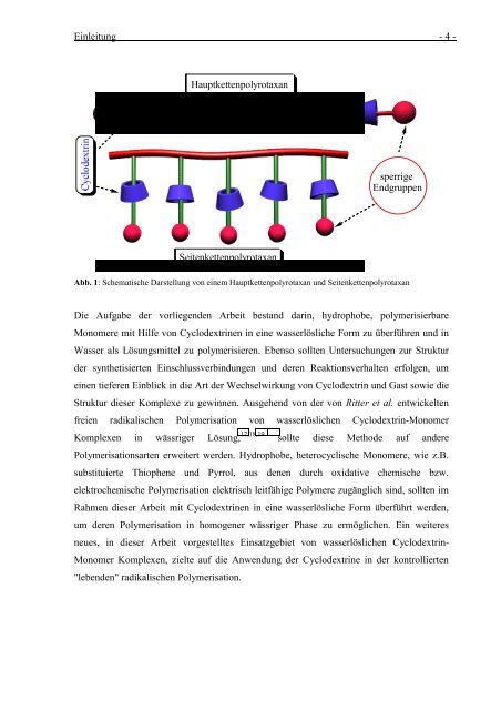 Cyclodextrine als molekulare Reaktionsgefäße - ArchiMeD ...