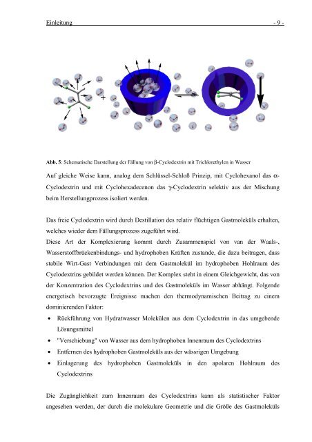 Cyclodextrine als molekulare Reaktionsgefäße - ArchiMeD ...