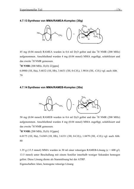 Cyclodextrine als molekulare Reaktionsgefäße - ArchiMeD ...