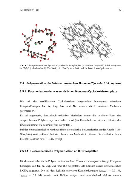 Cyclodextrine als molekulare Reaktionsgefäße - ArchiMeD ...