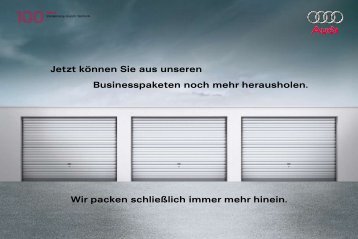 Das neue Audi A4 Businesspaket