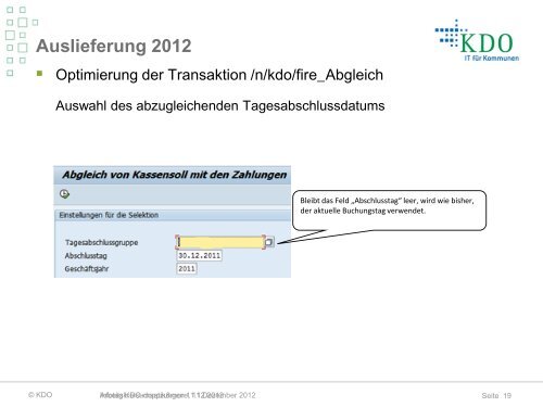 Arbeitskreisumsetzungen - KDO