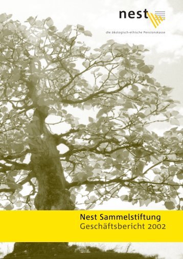 ¥2933 GESCH−FTSBER. NEST D 40S. - Nest Sammelstiftung