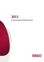 Geschäftsbericht ERGO Versicherungsgruppe 2011