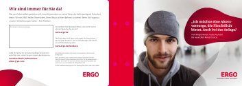 Produktbroschüre ERGO Rente Chance (ERC)