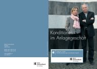 Konditionen im Anlagegeschäft BS DE - Basler Kantonalbank