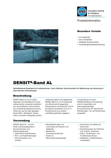 DENSIT®-Band AL - DENSO GmbH