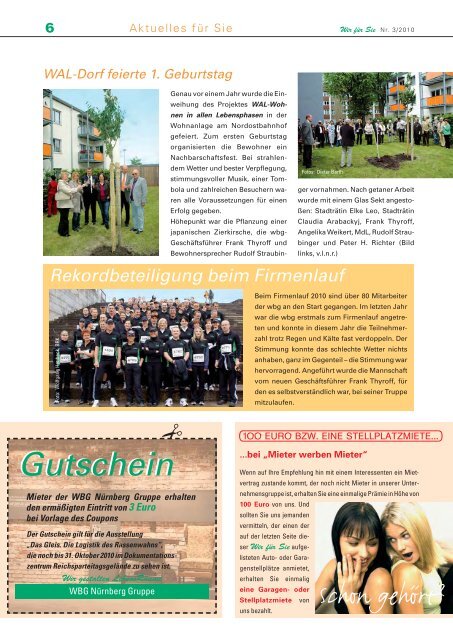 WBG Nürnberg Gruppe Wir gestalten LebensRäume - wbg - Stadt ...