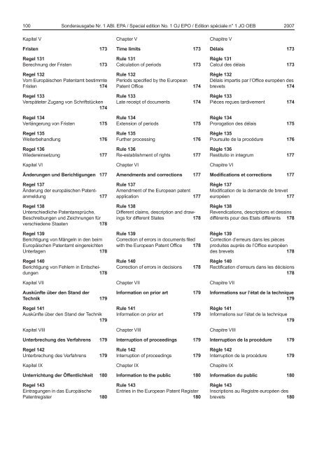 Sonderausgabe 1 - European Patent Office