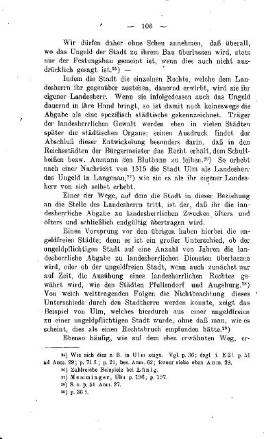 Das Ungeld in den schwabischen Stadten bis zur zweiten Halfte des ...