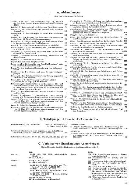 A. Abhandlungen B. Würdigungen - Hinweise - Dokumentation C ...