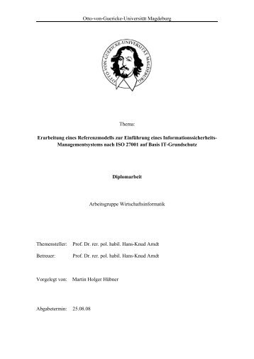 Diplomarbeit Martin Hübner.pdf - Bauhaus Cs Uni Magdeburg - Otto ...