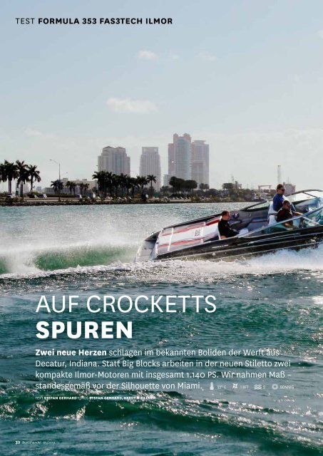 Auf CroCketts Spuren - Formula Boats