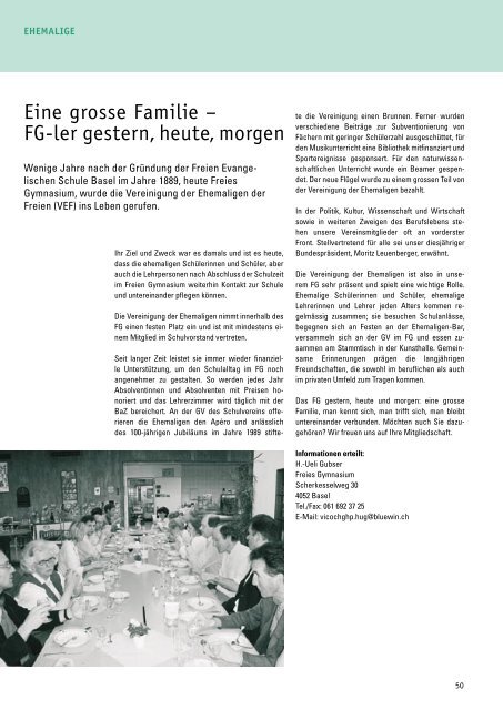 Jahresbericht 2005/2006 (3,41 MB) - Freies Gymnasium Basel