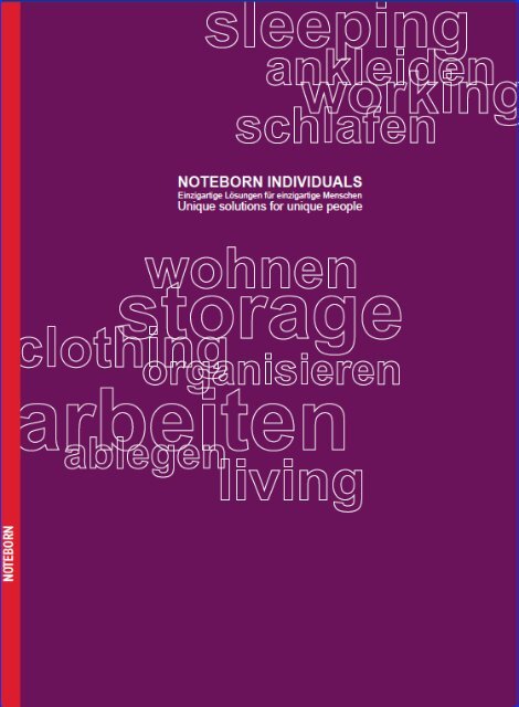 NOTEBORN - Schrank Design Steiner