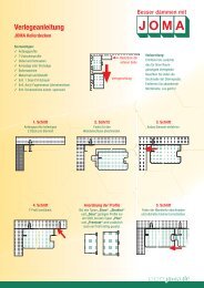 JOMTEKT Typ Styro Verlegeanleitung - JOMA Dämmstoffwerk GmbH