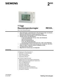 2205 7-Tage Raumtemperaturregler REV24.. - FKR Regeltechnik KG