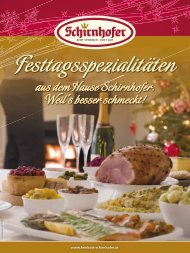 Festtagsspezialitäten