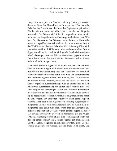 Die verjüngenden Kräfte der deutschen Volksseele - Rudolf Steiner ...