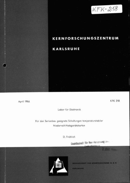 KFK 278 - Bibliothek