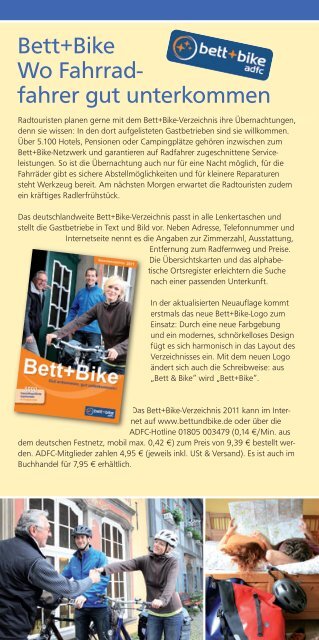 "BWeg dich. Fahrradfahren mit Zuganschluss" [PDF, 12 - 3 Löwen Takt