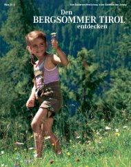 Den Bergsommer Tirol entdecken