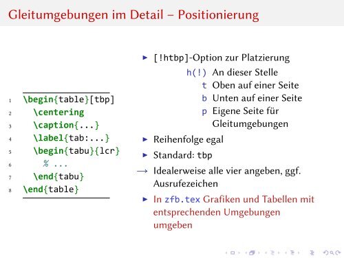 LaTeX-Tutorium III - Bitbucket