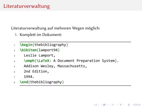 LaTeX-Tutorium III - Bitbucket