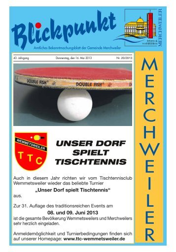 08. und 09. Juni 2013 - Gemeinde Merchweiler