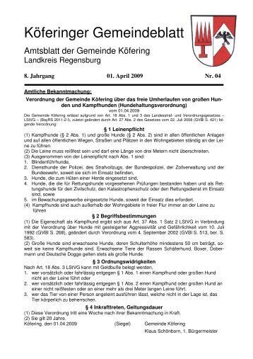 Köferinger Gemeindeblatt