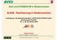 ALKIS - Realisierung in Niedersachsen