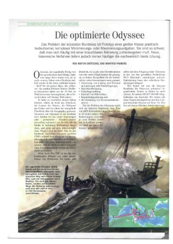 Die optimierte Odyssee - ZIB