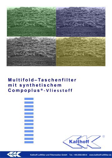 Taschenfilter Broschüre Compoplus - Kalthoff Luftfilter und ...